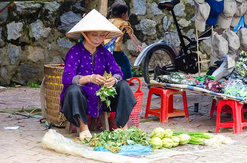 286 - Vietnam - Bac Ha - mercado